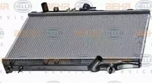 BEHR HELLA Service 8MK 376 719-771 - Радіатор, охолодження двигуна autocars.com.ua