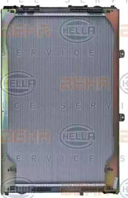 BEHR HELLA Service 8MK 376 721-461 - Радіатор, охолодження двигуна autocars.com.ua