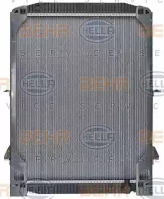 BEHR HELLA Service 8MK 376 721-581 - Радіатор, охолодження двигуна autocars.com.ua