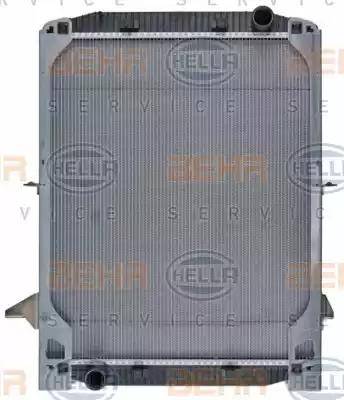 BEHR HELLA Service 8MK 376 721-601 - Радіатор, охолодження двигуна autocars.com.ua