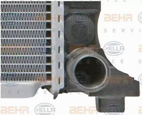 BEHR HELLA Service 8MK 376 721-631 - Радіатор, охолодження двигуна autocars.com.ua