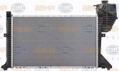 BEHR HELLA Service 8MK 376 721-631 - Радіатор, охолодження двигуна autocars.com.ua