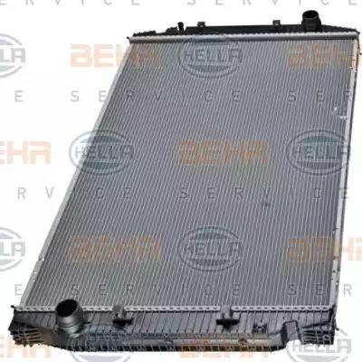 BEHR HELLA Service 8MK 376 721-741 - Радіатор, охолодження двигуна autocars.com.ua