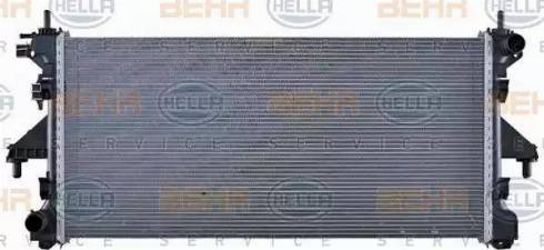 BEHR HELLA Service 8MK 376 745-101 - Радіатор, охолодження двигуна autocars.com.ua