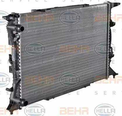 BEHR HELLA Service 8MK 376 753-491 - Радіатор, охолодження двигуна autocars.com.ua