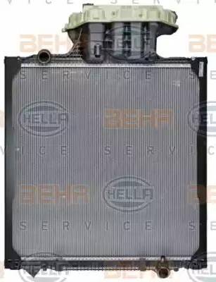 BEHR HELLA Service 8MK 376 756-021 - Радіатор, охолодження двигуна autocars.com.ua