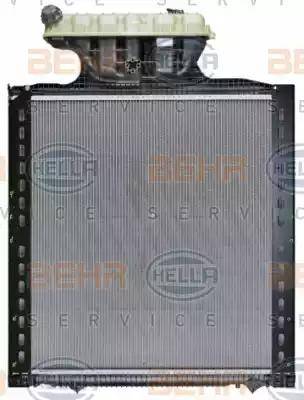 BEHR HELLA Service 8MK 376 756-021 - Радиатор, охлаждение двигателя autodnr.net