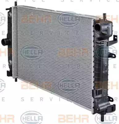 BEHR HELLA Service 8MK 376 764-041 - Радиатор, охлаждение двигателя autodnr.net