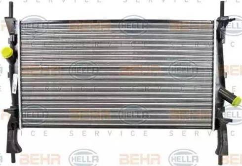 BEHR HELLA Service 8MK 376 764-401 - Радіатор, охолодження двигуна autocars.com.ua