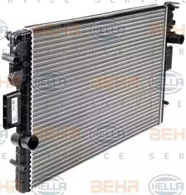 BEHR HELLA Service 8MK 376 774-421 - Радиатор, охлаждение двигателя autodnr.net