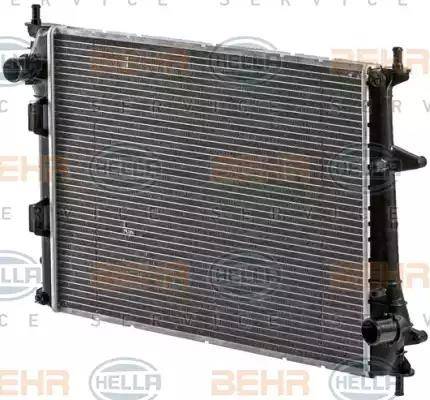 BEHR HELLA Service 8MK 376 900-151 - Радіатор, охолодження двигуна autocars.com.ua