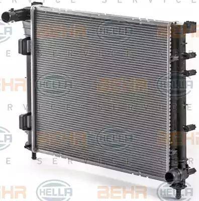 BEHR HELLA Service 8MK 376 900-171 - Радіатор, охолодження двигуна autocars.com.ua