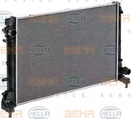 BEHR HELLA Service 8MK 376 900-191 - Радіатор, охолодження двигуна autocars.com.ua