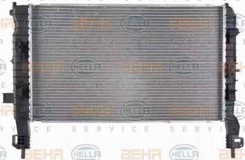 BEHR HELLA Service 8MK 376 910-284 - Радіатор, охолодження двигуна autocars.com.ua