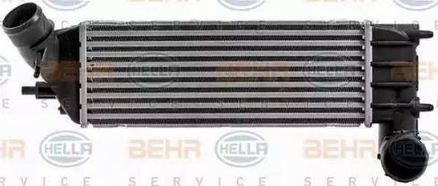 BEHR HELLA Service 8ML 376 700-711 - Интеркулер autocars.com.ua