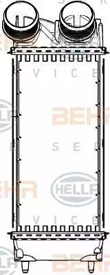 BEHR HELLA Service 8ML 376 777-351 - Интеркулер autocars.com.ua