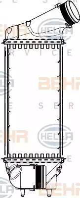 BEHR HELLA Service 8ML 376 777-371 - Интеркулер autocars.com.ua