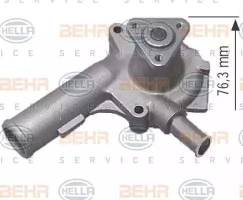 BEHR HELLA Service 8MP 376 801-754 - Водяний насос autocars.com.ua