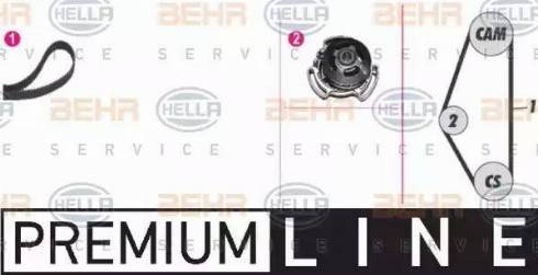 BEHR HELLA Service 8MP 376 801-821 - Водяний насос + комплект зубчатого ременя autocars.com.ua