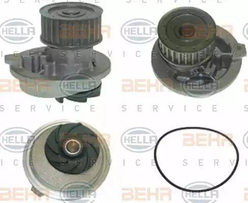 BEHR HELLA Service 8MP 376 802-371 - Водяний насос autocars.com.ua