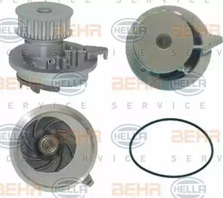 BEHR HELLA Service 8MP 376 803-201 - Водяний насос autocars.com.ua