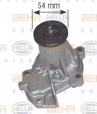 BEHR HELLA Service 8MP 376 804-574 - Водяний насос autocars.com.ua