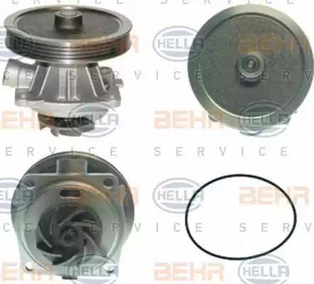 BEHR HELLA Service 8MP 376 807-221 - Водяний насос autocars.com.ua