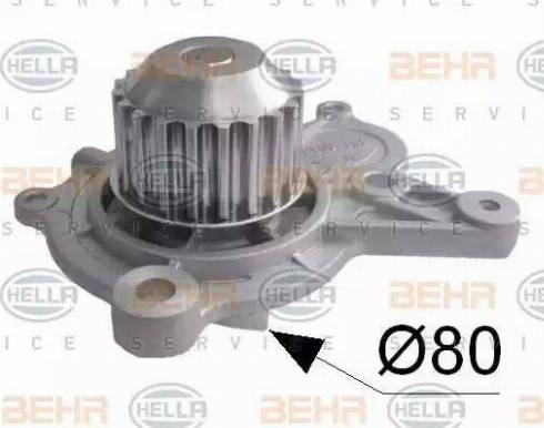 BEHR HELLA Service 8MP 376 807-544 - Водяний насос autocars.com.ua