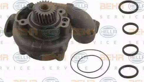 BEHR HELLA Service 8MP 376 809-054 - Водяний насос autocars.com.ua