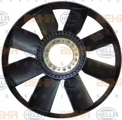 BEHR HELLA Service 8MV 376 702-021 - Крильчатка вентилятора, охолодження двигуна autocars.com.ua