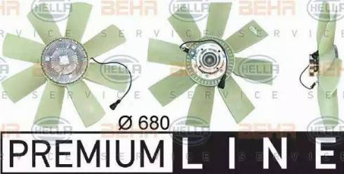 BEHR HELLA Service 8MV 376 731-471 - Вентилятор, охолодження двигуна autocars.com.ua