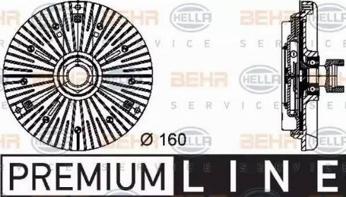 BEHR HELLA Service 8MV 376 732-041 - Сцепление, вентилятор радиатора autodnr.net