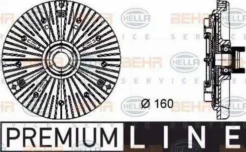 BEHR HELLA Service 8MV 376 732-111 - Зчеплення, вентилятор радіатора autocars.com.ua