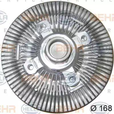 BEHR HELLA Service 8MV 376 757-641 - Зчеплення, вентилятор радіатора autocars.com.ua