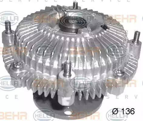 BEHR HELLA Service 8MV 376 758-661 - Зчеплення, вентилятор радіатора autocars.com.ua