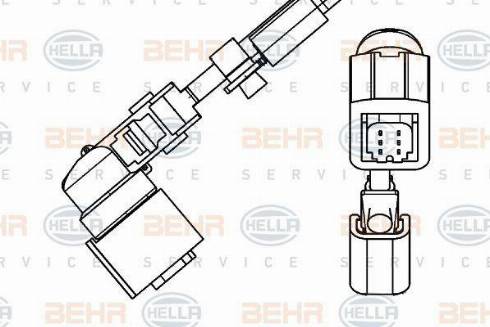 BEHR HELLA Service 8MV 376 782-401 - Вентилятор, охлаждение двигателя autodnr.net