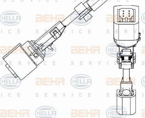 BEHR HELLA Service 8MV 376 782-411 - Вентилятор, охолодження двигуна autocars.com.ua