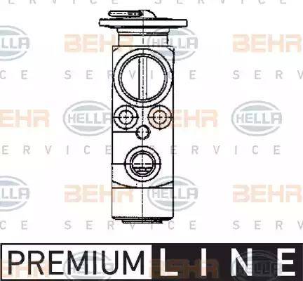 BEHR HELLA Service 8UW 351 234-041 - Розширювальний клапан, кондиціонер autocars.com.ua