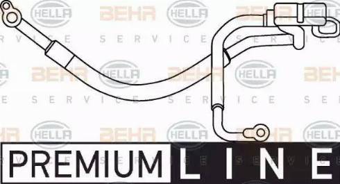 BEHR HELLA Service 9GS 351 331-311 - Трубопровод высокого / низкого давления, кондиционер autodnr.net