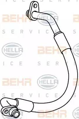 BEHR HELLA Service 9GS 351 337-781 - Трубопровод высокого давления, кондиционер autodnr.net