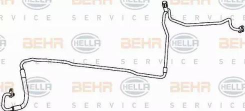 BEHR HELLA Service 9GS 351 338-041 - Трубопровід високого тиску, кондиціонер autocars.com.ua