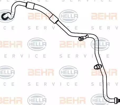 BEHR HELLA Service 9GS 351 338-081 - Трубопровід високого / низького тиску, кондиціонер autocars.com.ua