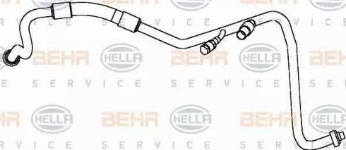 BEHR HELLA Service 9GS 351 338-141 - Трубопровід високого / низького тиску, кондиціонер autocars.com.ua