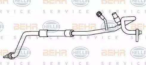 BEHR HELLA Service 9GS 351 338-161 - Трубопровід високого / низького тиску, кондиціонер autocars.com.ua