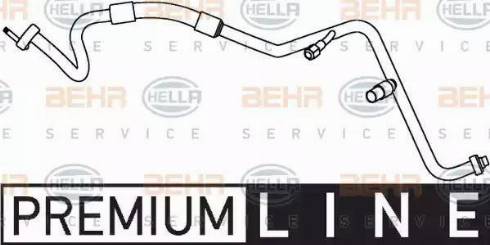 BEHR HELLA Service 9GS 351 338-171 - Трубопровід високого / низького тиску, кондиціонер autocars.com.ua