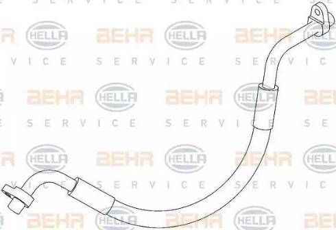 BEHR HELLA Service 9GS 351 338-711 - Трубопровід високого тиску, кондиціонер autocars.com.ua