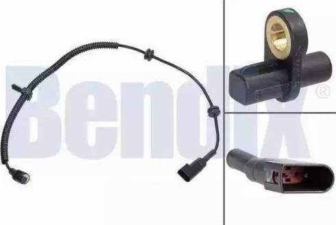 BENDIX 058027B - Датчик ABS, частота обертання колеса autocars.com.ua