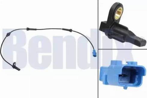 BENDIX 058128B - Датчик ABS, частота вращения колеса avtokuzovplus.com.ua