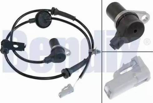 BENDIX 058167B - Датчик ABS, частота вращения колеса avtokuzovplus.com.ua