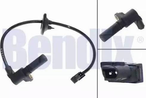 BENDIX 058257B - Датчик ABS, частота вращения колеса autodnr.net